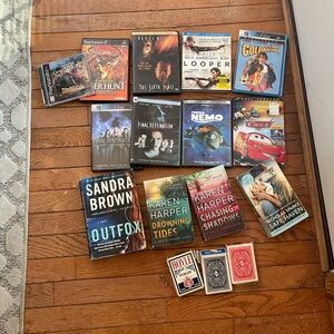 Assorted DVD and Book Collection